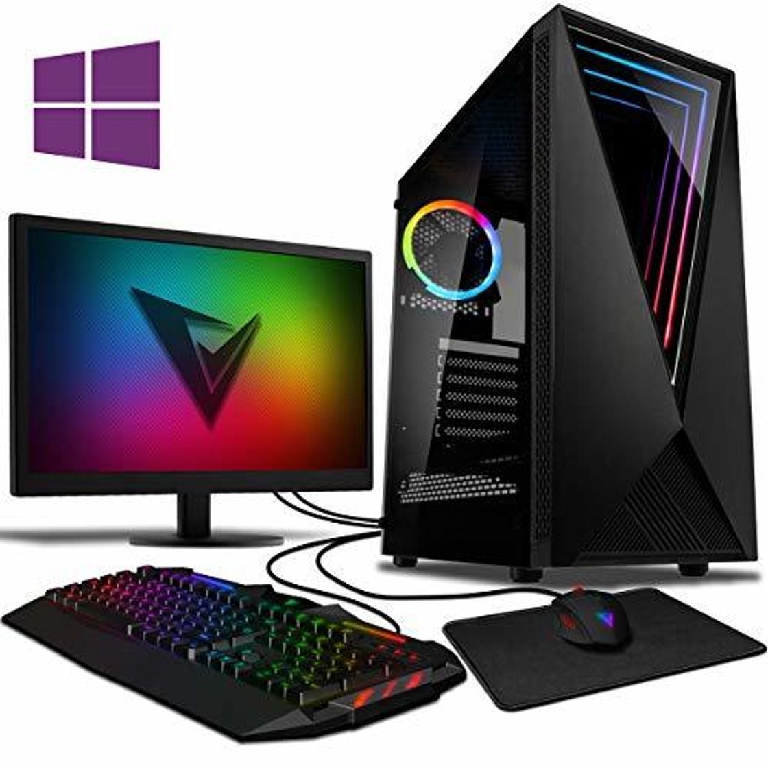 Electrónica VIBOX Pyro GS450-92 Gaming PC Ordenador de sobremesa con Cupón de Juego,