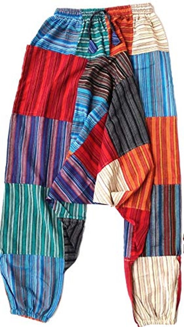 Social Sin marca Pantalones Bombacho Pantalones Hippie