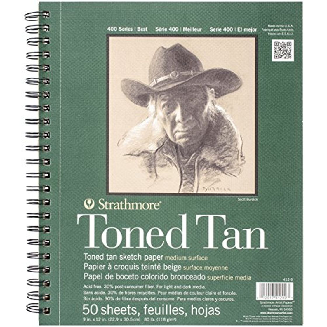 Product Strathmore 400 Series Toned Tan. Bloc de dibujo