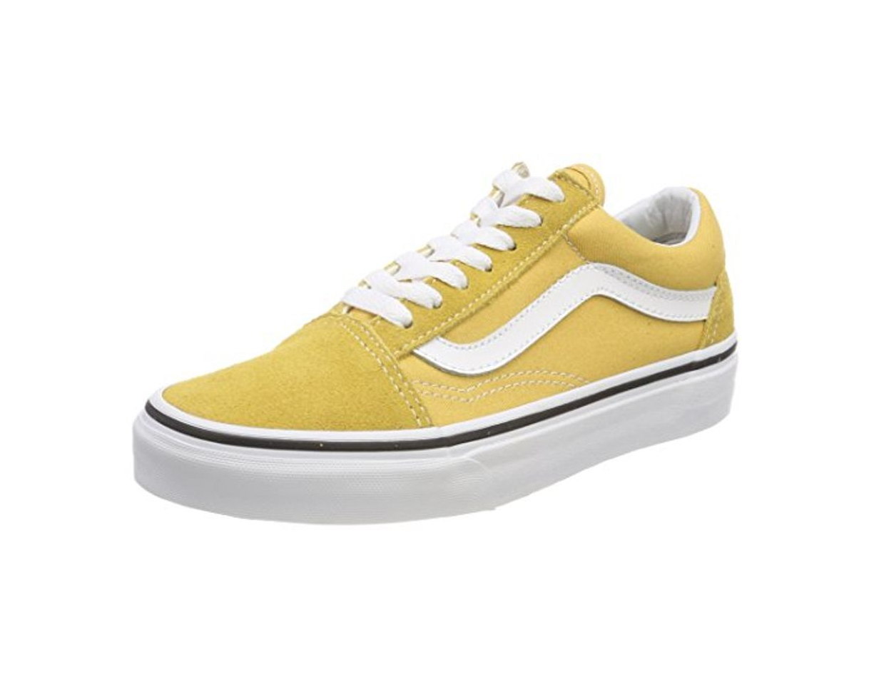 Fashion Vans Old Skool, Zapatillas de Entrenamiento Unisex Adulto, Amarillo