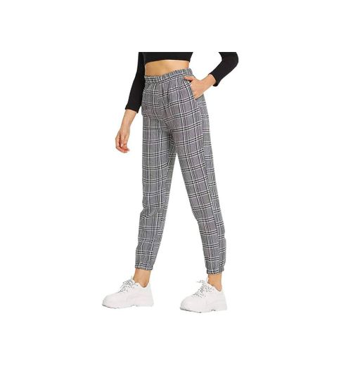 SweatyRocks - Pantalones largos para mujer
