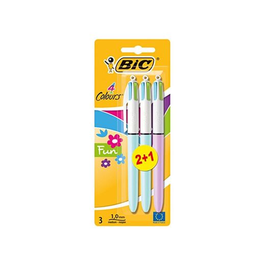 BiC - Bolígrafo de 4 colores