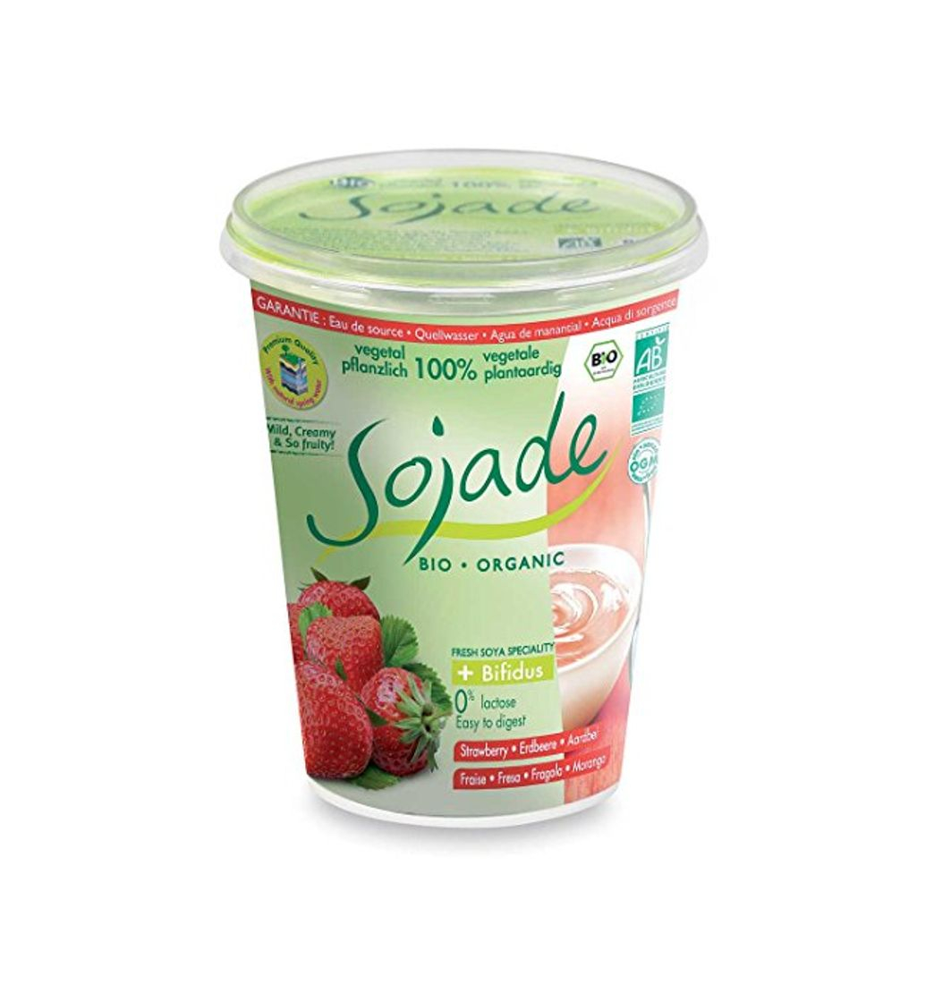 Products Sojade Yogurt Soja Fresa 400G Bio Sojade 1 Unidad 400 g