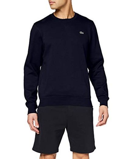 Lacoste Crew Neck-sudadera Hombre, azul