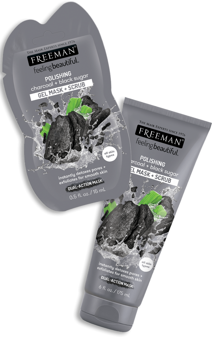 Fashion POLISHING charcoal + black sugar - Freeman Beauty