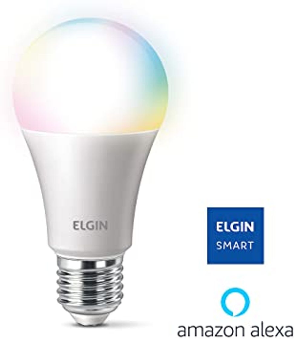 Moda Smart Lâmpada Led Colors, 10w Bivolt Wi-FI - Elgin, compatív