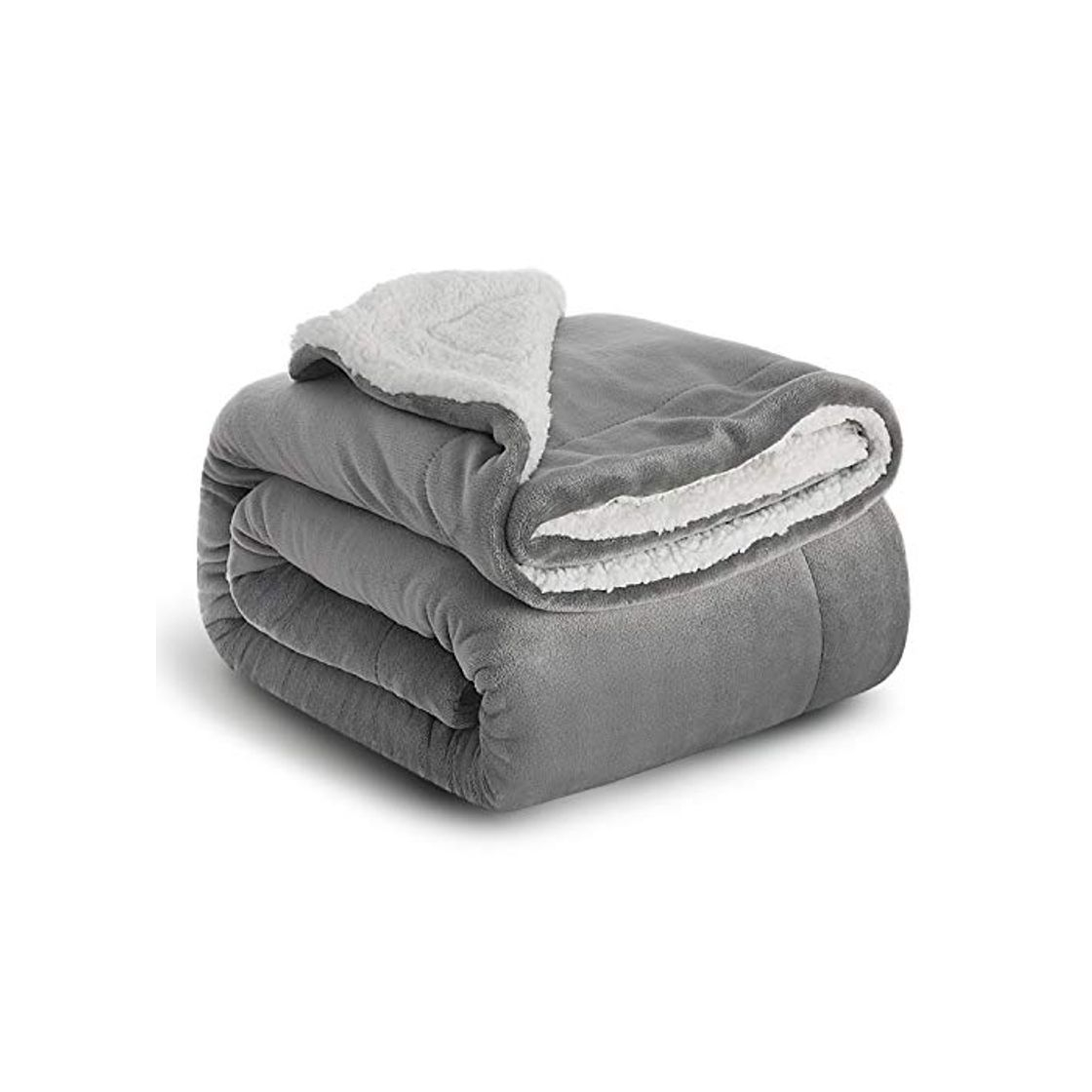 Social Bedsure Manta Reversible de Franela/Sherpa 150x200cm