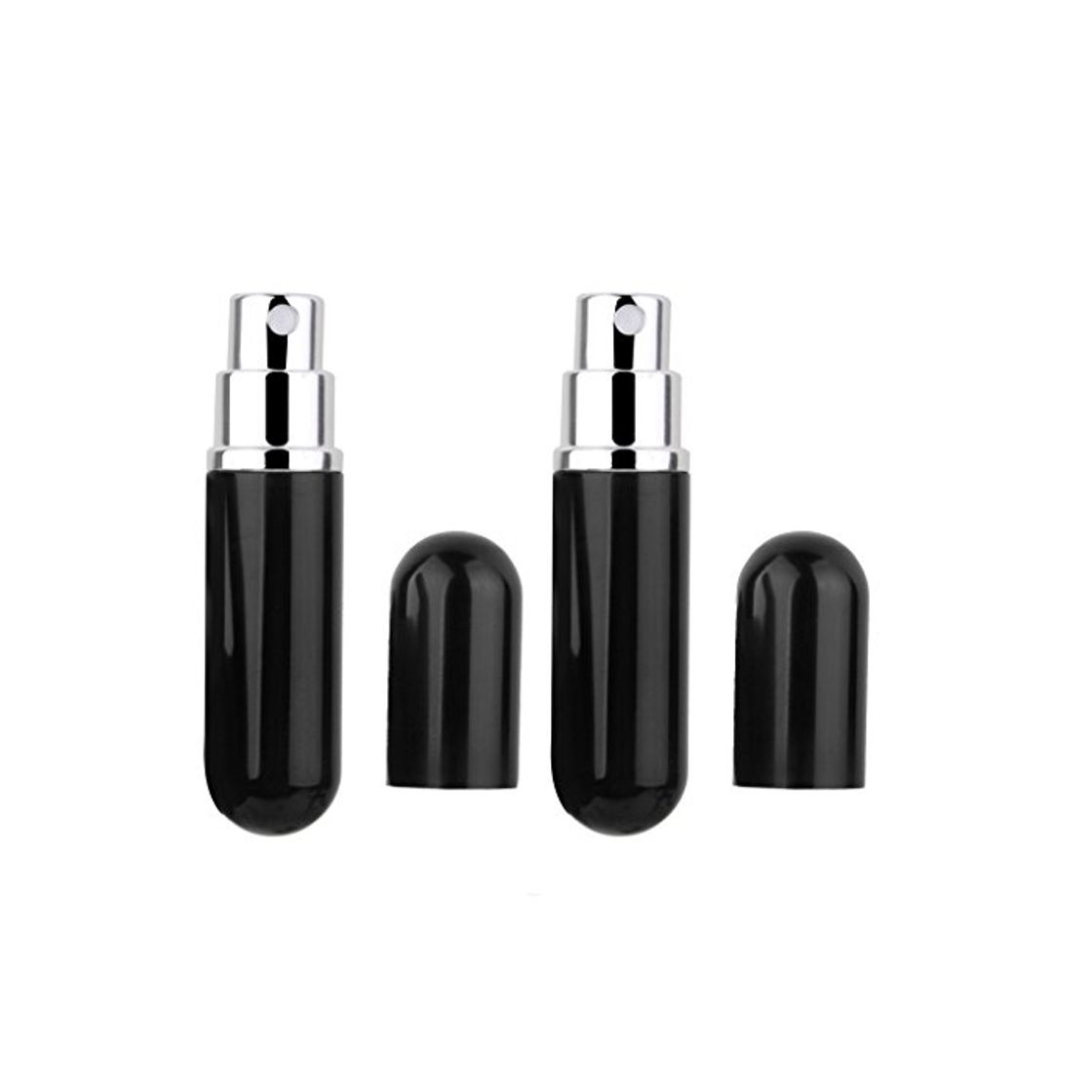 Fashion 2pcs Botella Atomizador Pulverizador de Bomba Frasco Portátil de Vidrio para Perfume