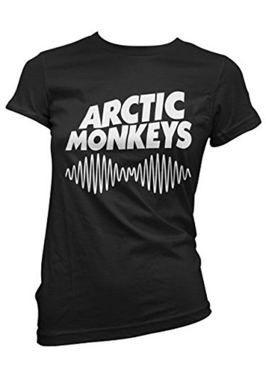 LaMAGLIERIA Camiseta Mujer Arctic Monkeys - Camiseta Rock Band 100% Algodon