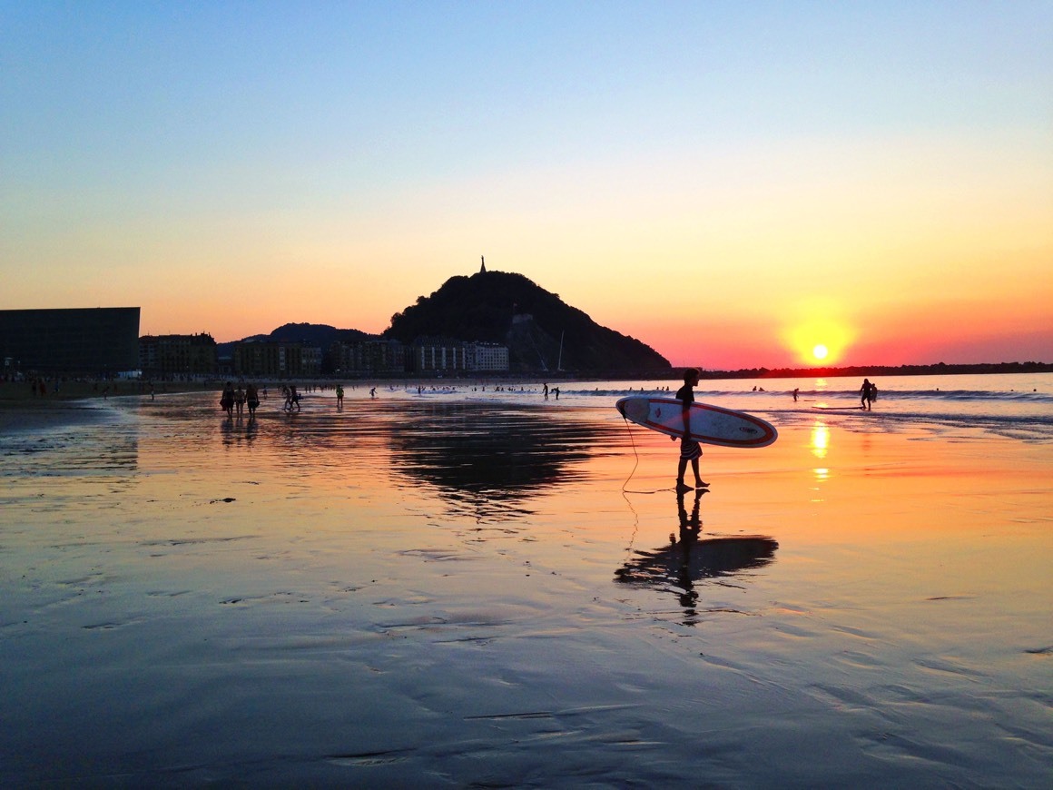 Lugar Zurriola beach