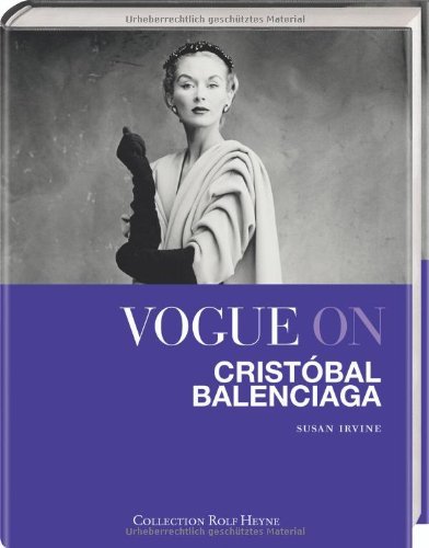 Libro Vogue on Cristóbal Balenciaga