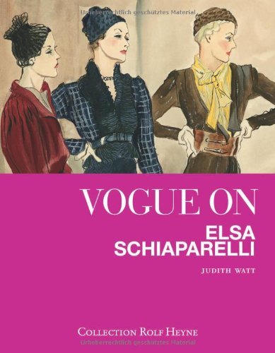 Book Vogue on Elsa Schiaparelli