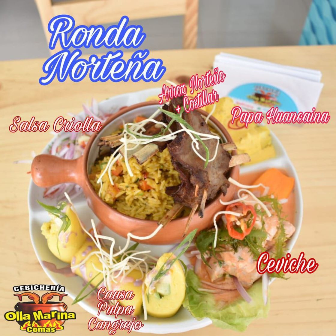 Restaurants Cevicheria Olla Marina de Comas y Delivery Lima Norte