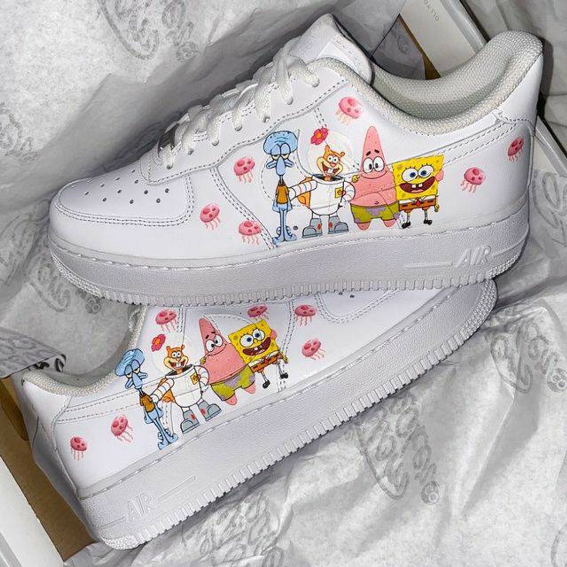 Fashion Spongebob Air Force 1's