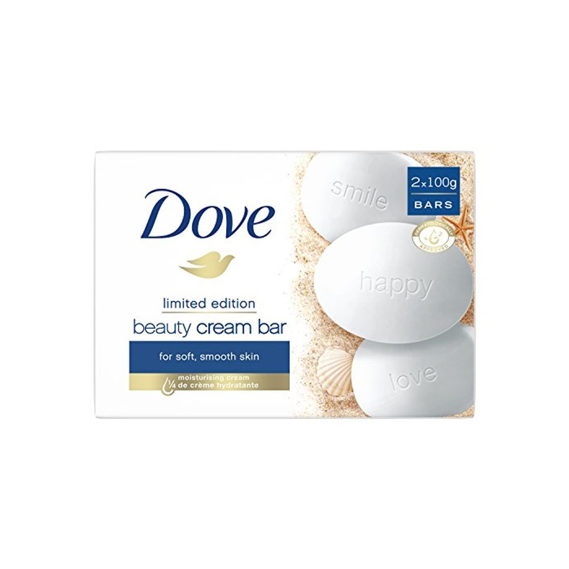 Social Dove Original Jabón en Pastilla para Piel Tersa y Suave con ¼