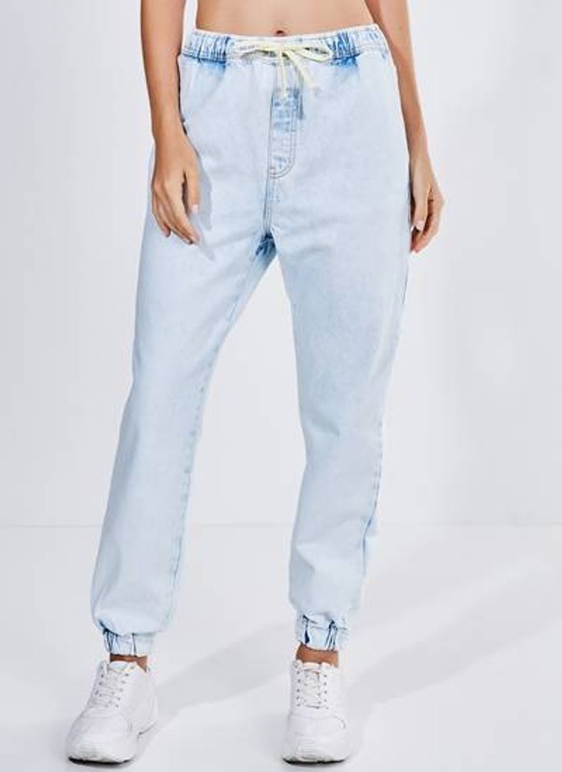 Moda Calça JOGGER EM JEANS