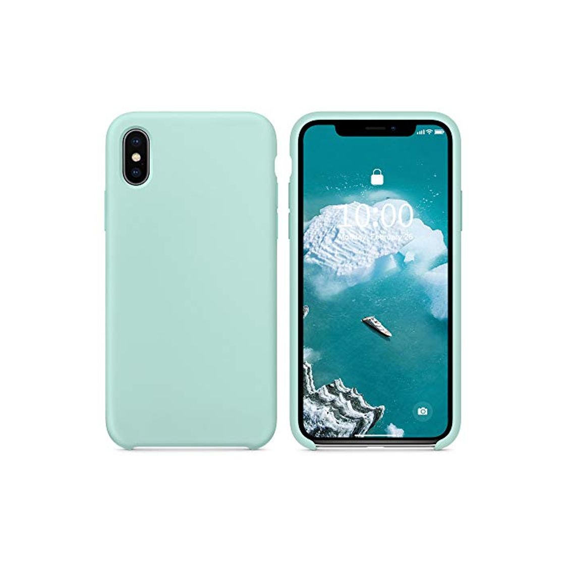 Product SURPHY Funda Silicona para iPhone XS iPhone X