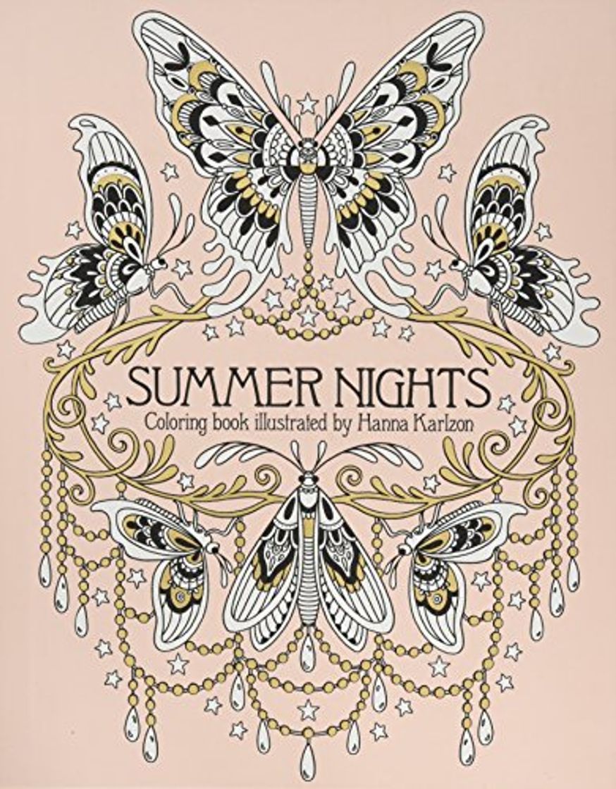 Libro Summer Nights Coloring Book