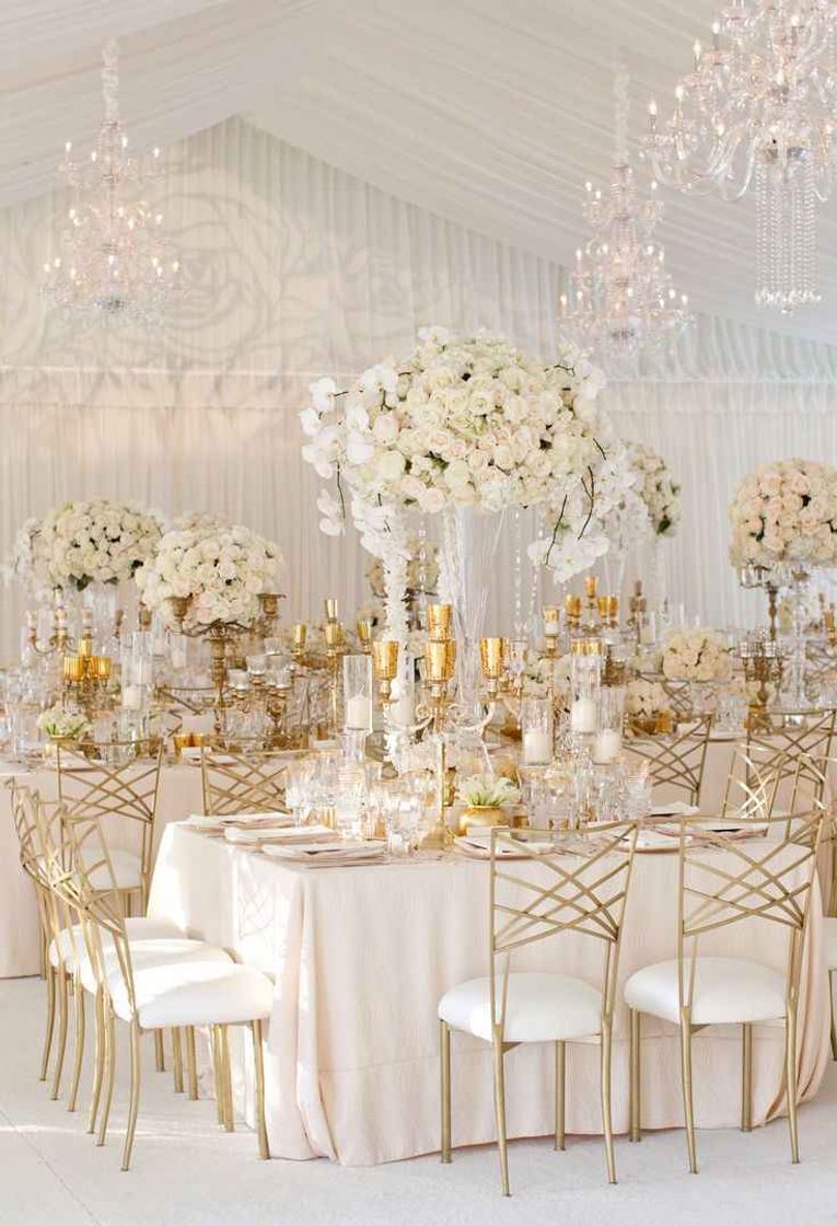 Fashion Decorações para Casamento em Dourado 😍