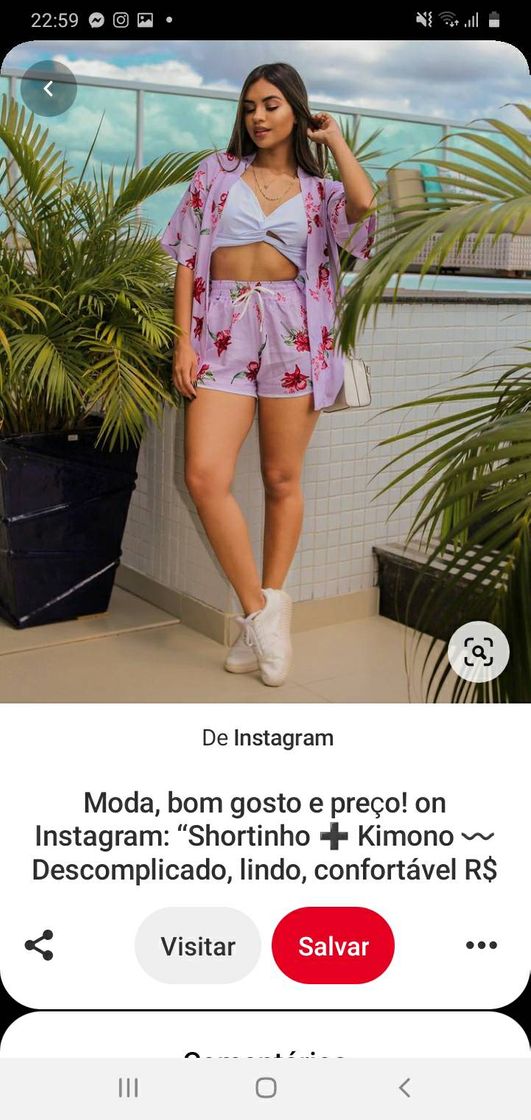 Fashion Tendência pro verão  Conjunto kimono femenino