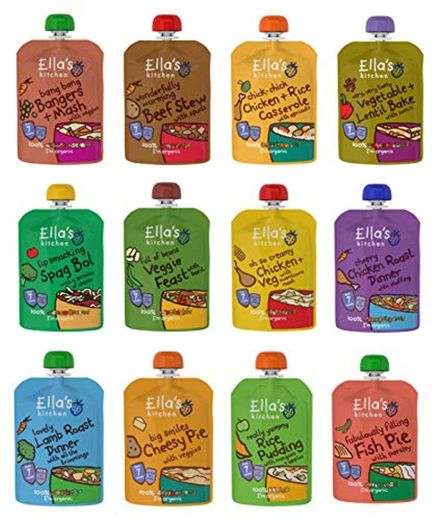 Ella's Kitchen Mixed Case Selections Stage 1, 2, 3 & Smoothie