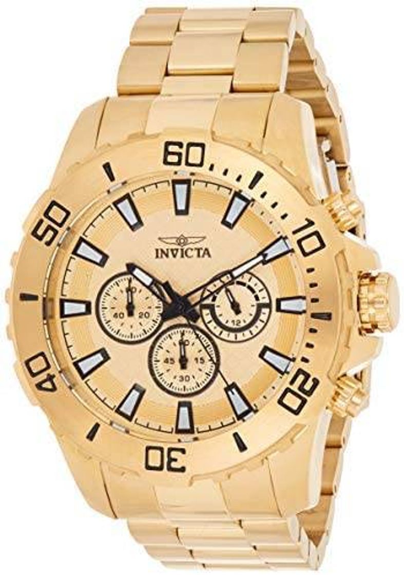 Fashion Relógio Masculino Invicta Pro Diver Modelo 22547 – Dourado