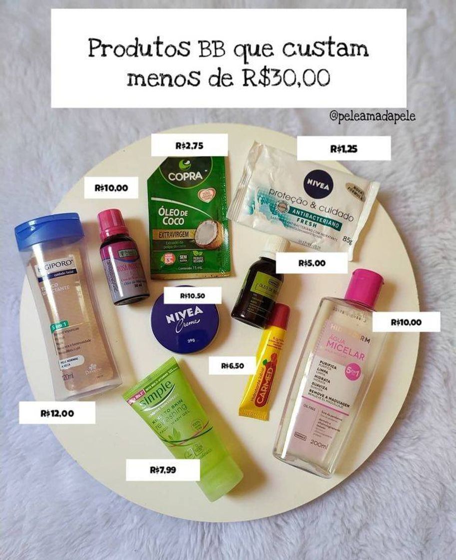 Moda Produtos baratos para seus cuidados ❣️