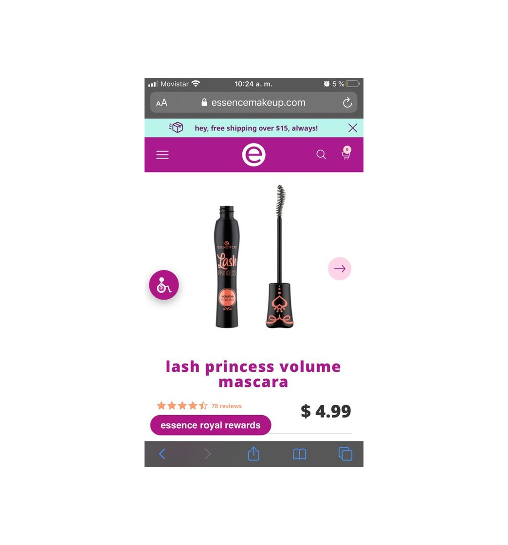 Product #lashes of the day super volume mascara – essence makeup