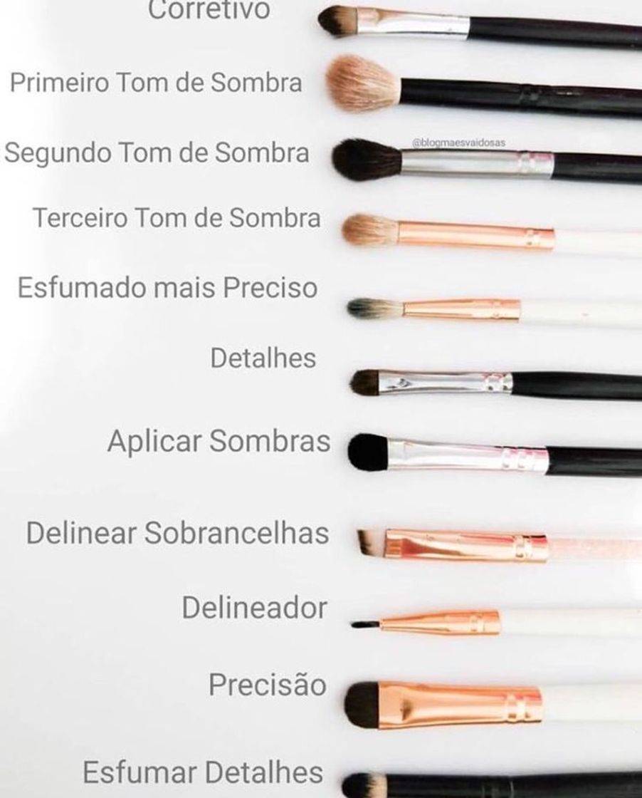 Fashion Pincéis de maquiagem pra olhos dica