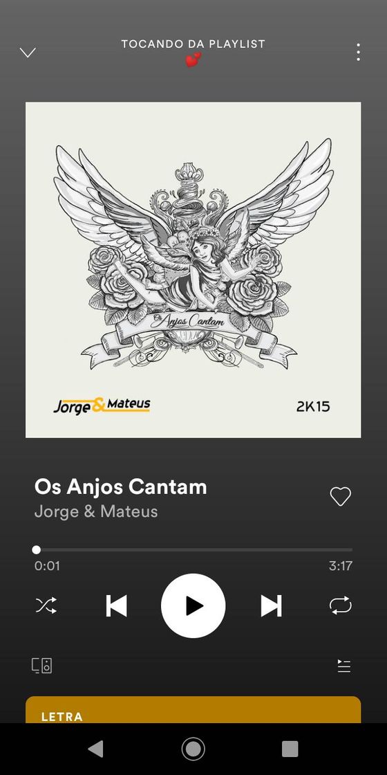 Canciones Os anjos cantam nosso amor 