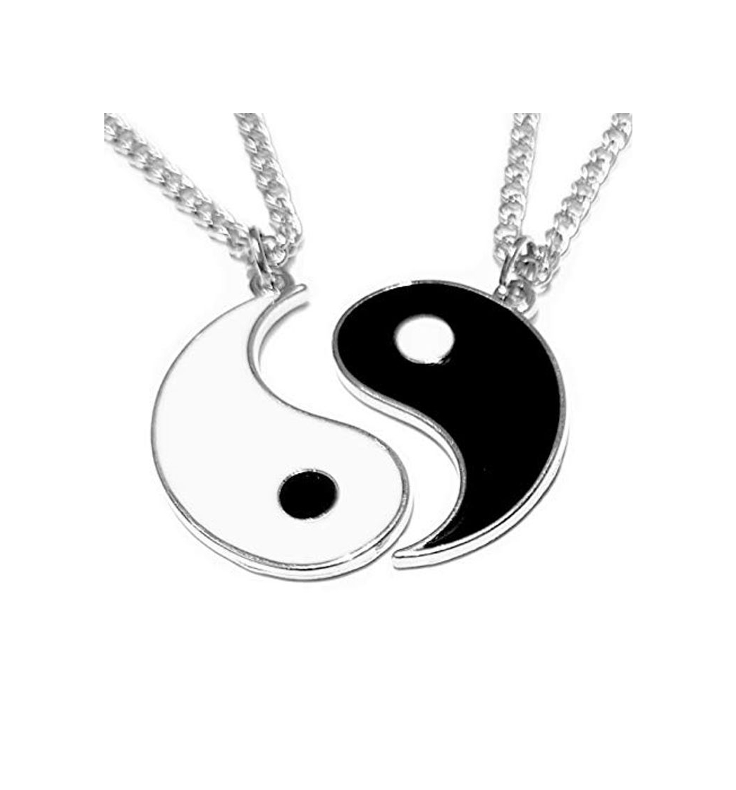 Moda AKIEE Collar Yin Yang para Hombre Mujer Niños Niñas Colgante Taichi Collar