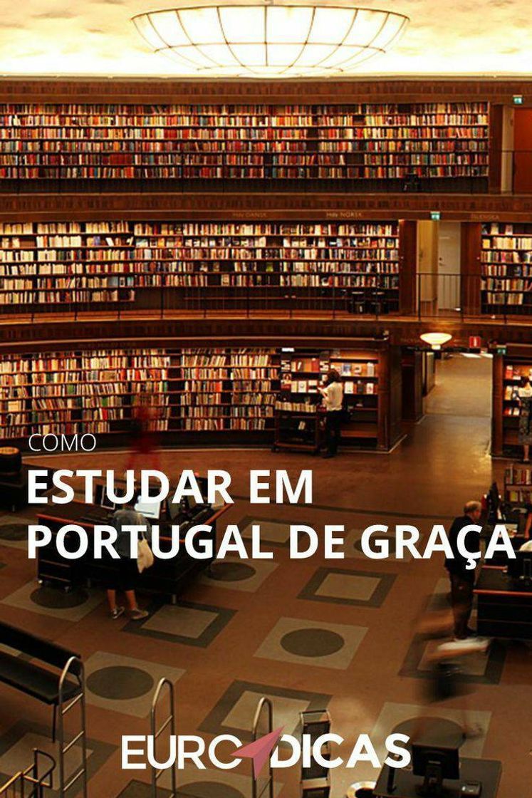 COMO  ESTUDAR DE GRAÇA EM PORTUGAL 