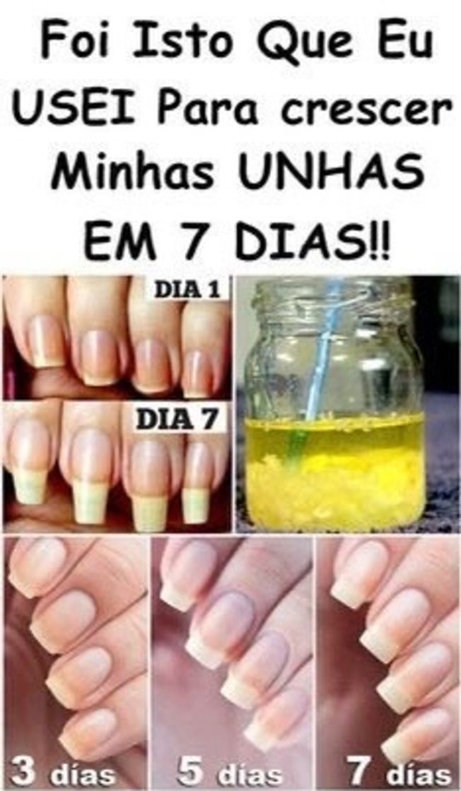 Fashion Para crescer as unhas