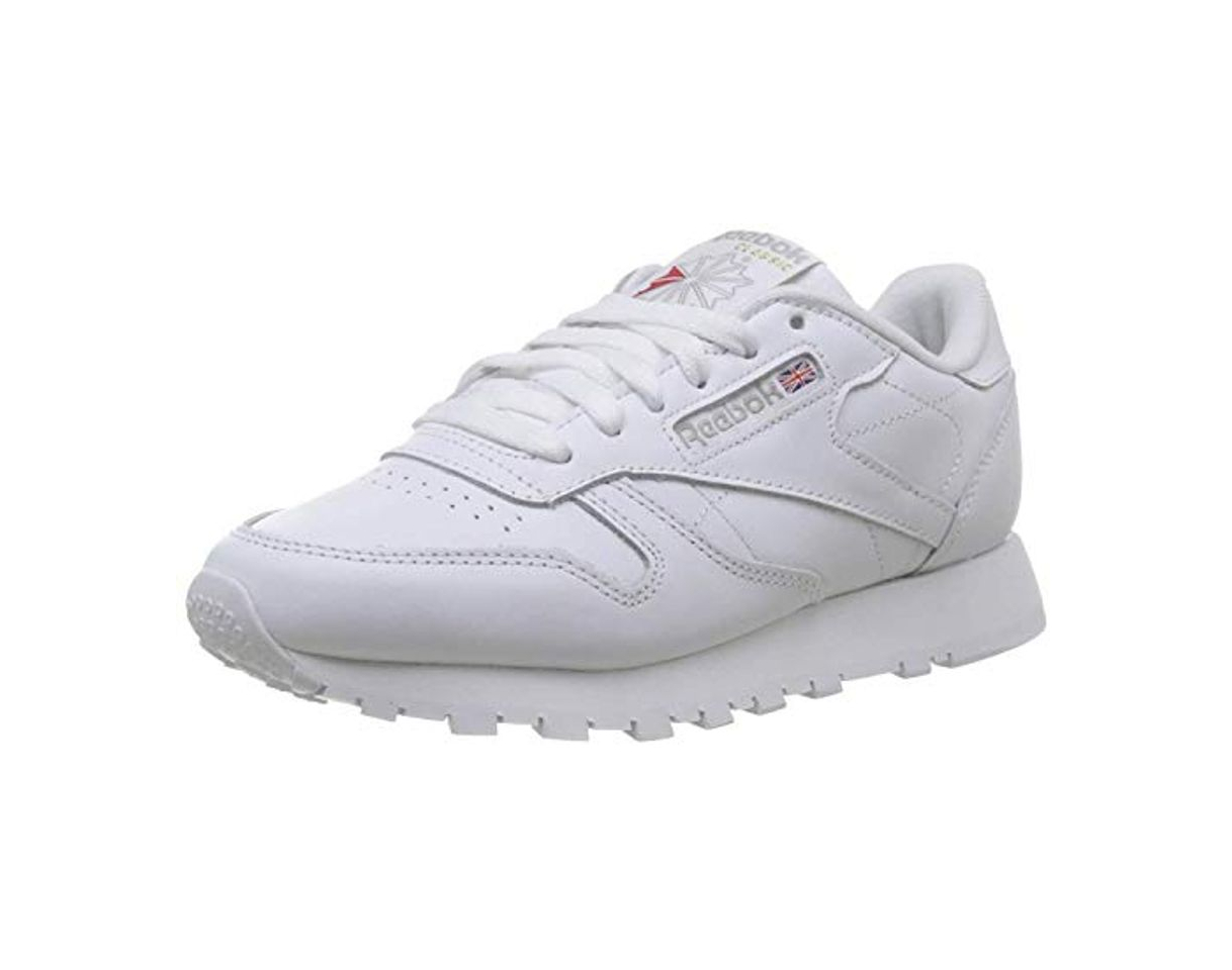 Moda Reebok Classic Leather Zapatillas, Mujer, Blanco, 38 EU