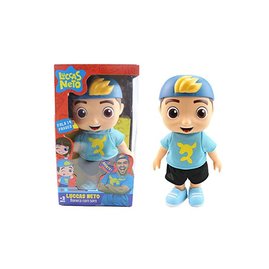 Social Luccas Net Action Figure Brinquedos 25 cm Modelo de Boneca de Vinil