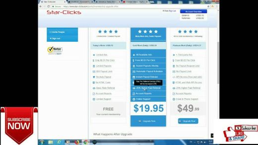 Sign In - Star-Clicks.com, gana dinero haciendo click....