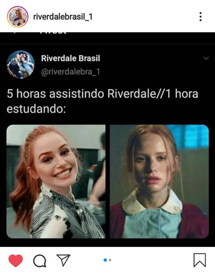 Fashion Assistam Riverdale mais estudem tabom. 