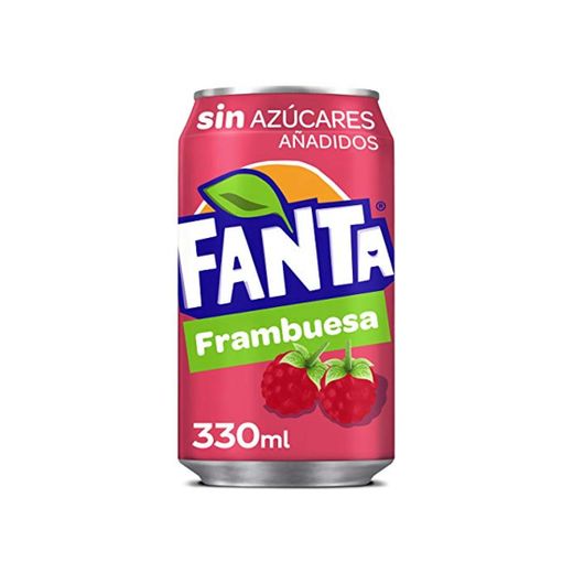 Fanta Sin Azúcar Frambuesa 330 ml