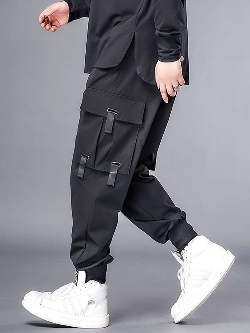 Social Black Cargo Pants