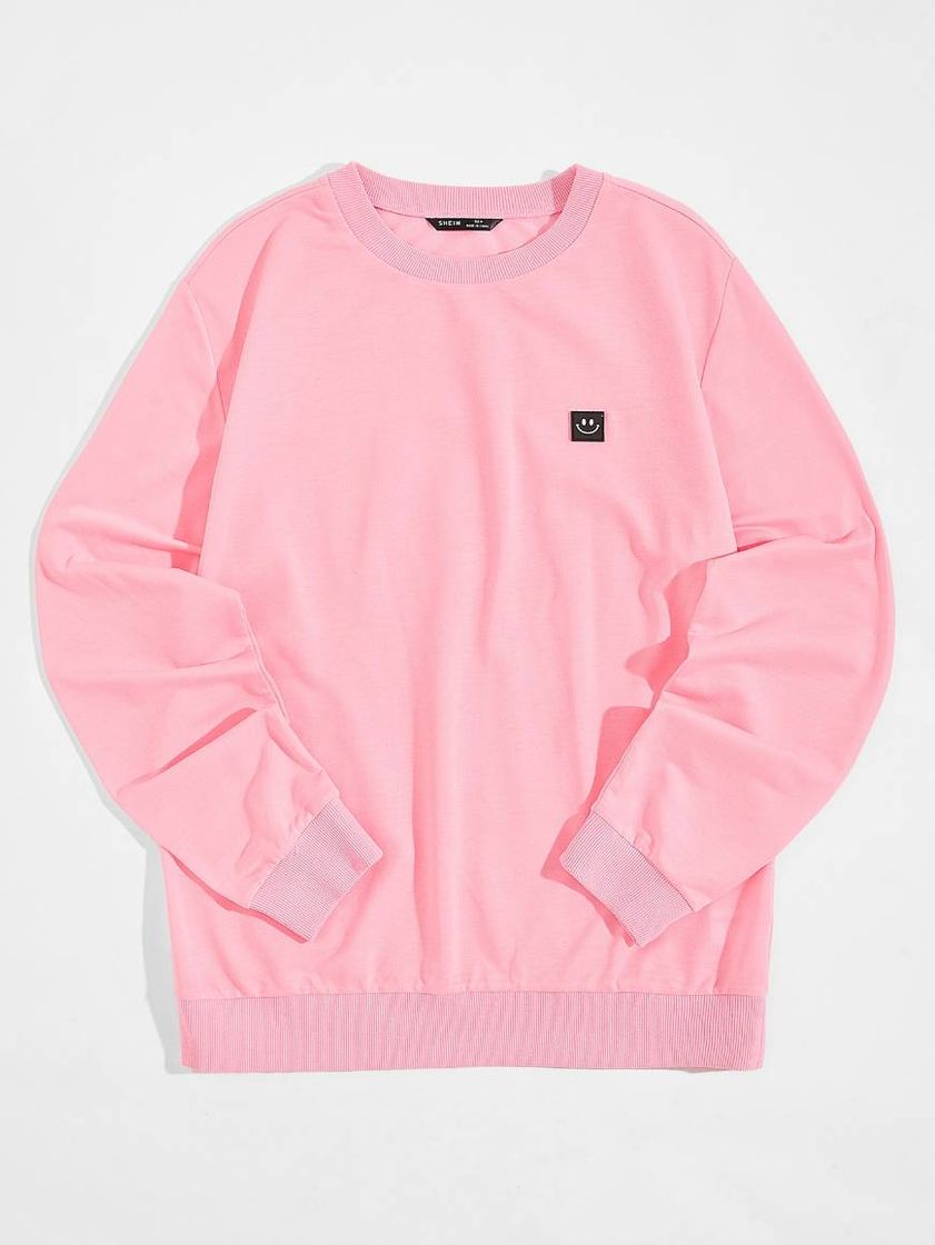 Social Pink Smile Sweater