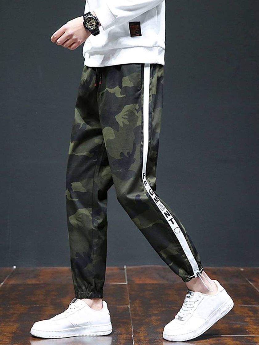 Social Camo Print Jogger
