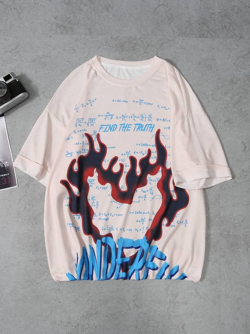 Social Fire Print Tee