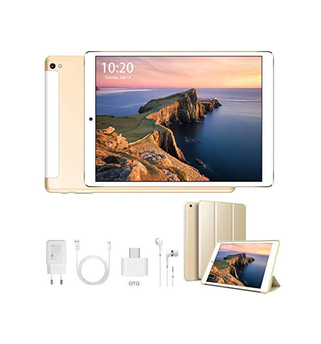 Social Tablet 10 Pulgadas Android 9.0 Ultrar-Rápido Tablets 4G Dual SIM / WiFi