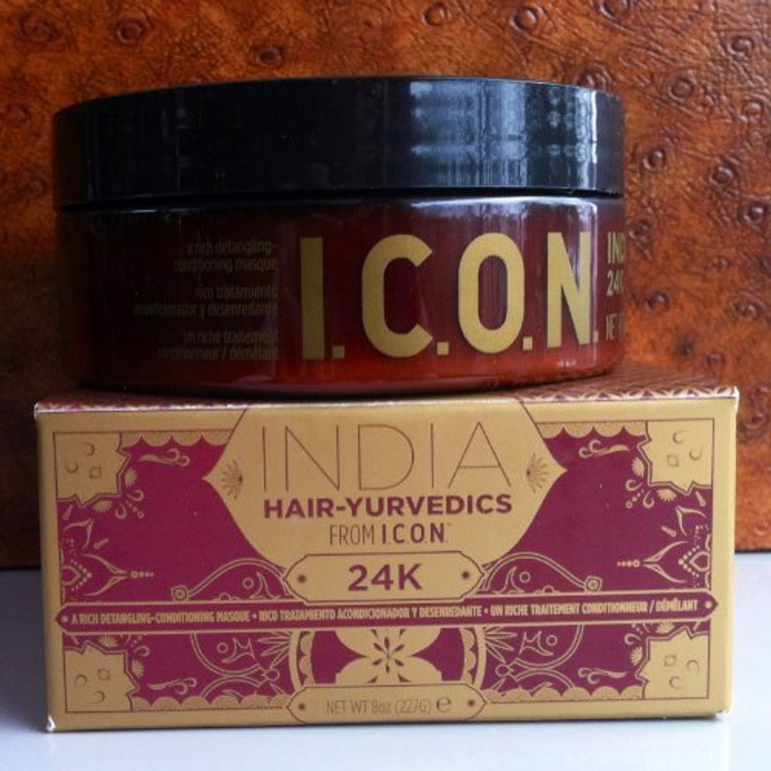 Social i.c.o.n. Icon India 24 K Hair Mask Masque – 8oz by i.c.o.n. [Beauty]