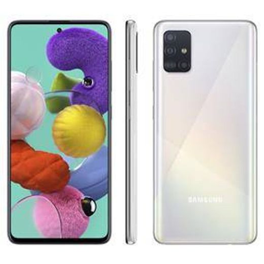 Smartphone Samsung Galaxy A51 Branco 128GB, Tela Infinita de ...