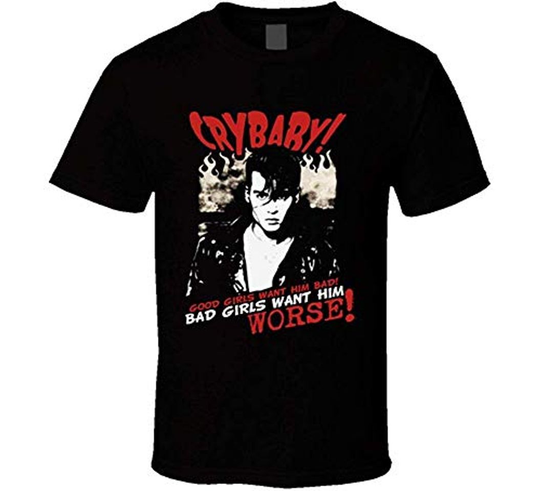 Social GSBTX® Crybaby Retro Johnny Depp Retro Movie T Shirt
