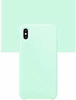 Social Desconocido Funda para iPhone 7/8, Silicona Amarillo Pastel Logo Apple, Carcasa Silicona