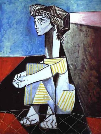 Pablo Picasso - Jaqueline de manos cruzadas (1954) O. T
