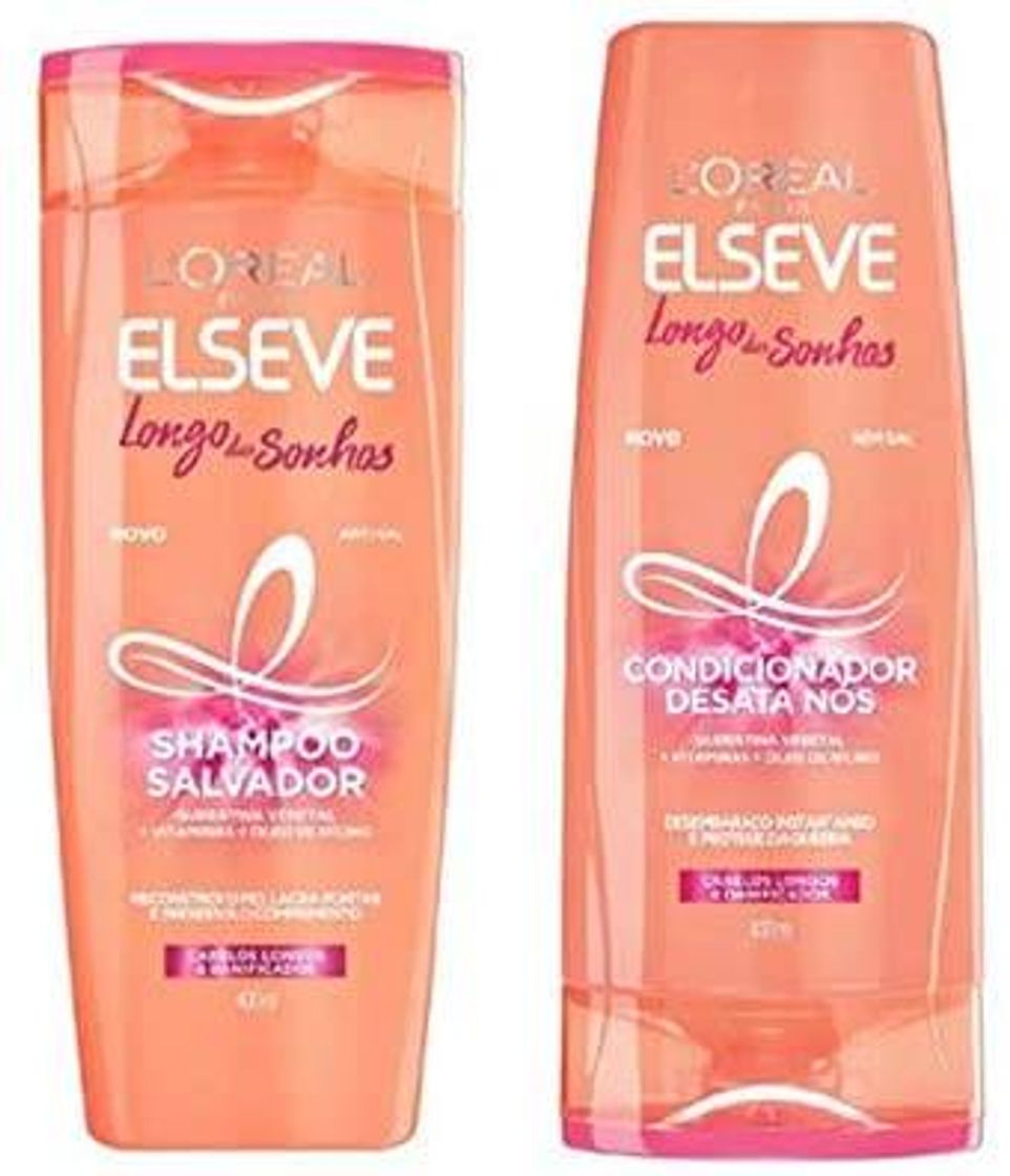 Moda Kit elseve shampoo + condicionador longo dos sonhos