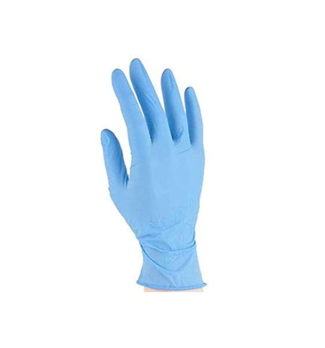 Social Guantes desechables, de nitrilo, en color negro AQL 1.5, talla S, resistentes